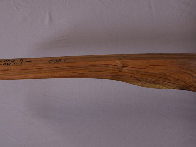 Left side of QR 218 stockwood blank