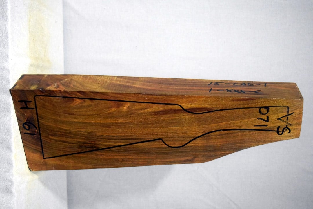 Right side of VS 071 stockwood blank