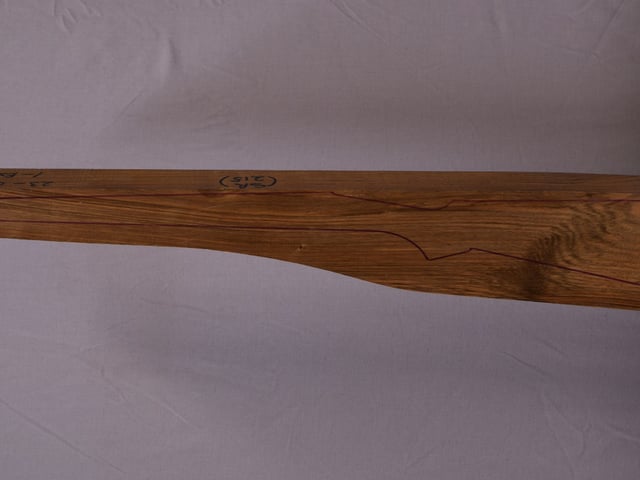 Left side of QR 246 stockwood blank