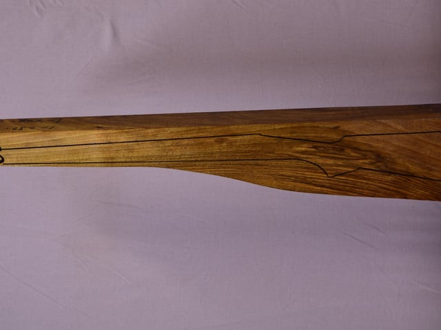Left side of NR058 stockwood blank