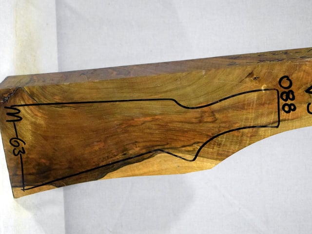 Right side of VS 088 stockwood blank