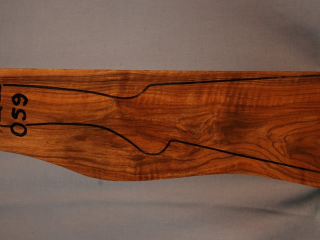 Left side of QS 059 stockwood blank