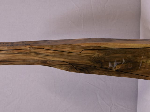 Left side of QTD 029 stockwood blank