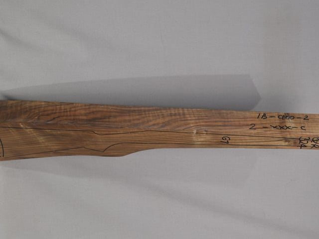 Right side of QR 324 stockwood blank