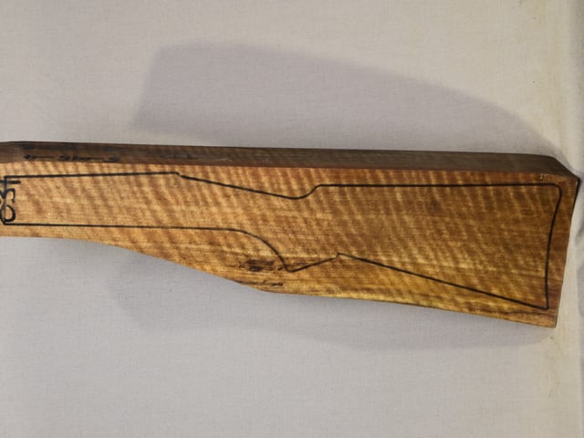 Left side of TTD 031 stockwood blank
