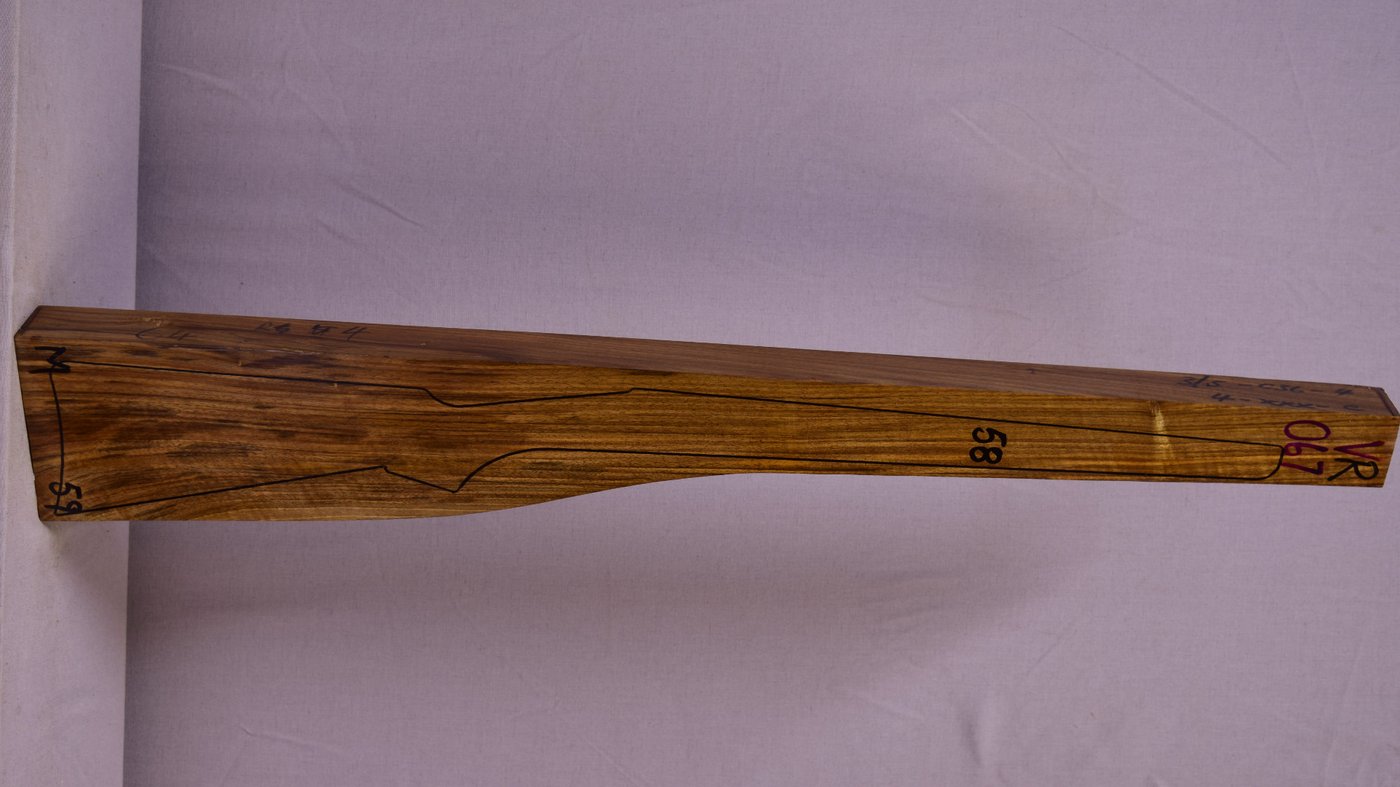 Right side of VR067 stockwood blank