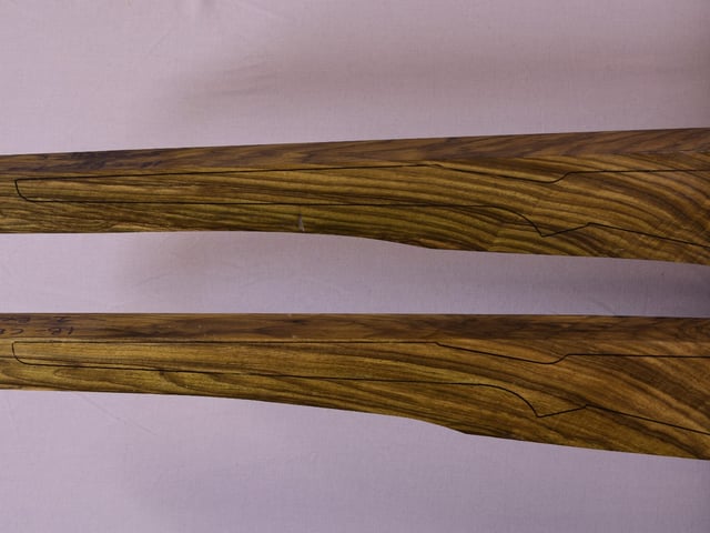 Left side of MPR 92A & 92B stockwood blank