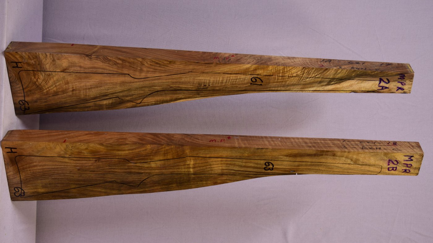 Right side of MPR 2A & 2B stockwood blank