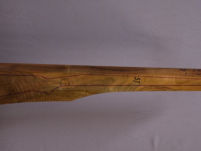 Right side of NR 143 stockwood blank