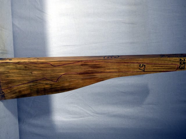 Right side of QR253 stockwood blank