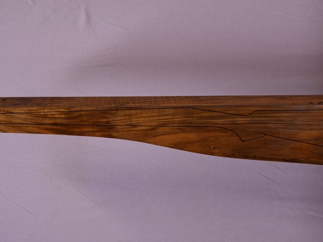 Left side of VR002 stockwood blank