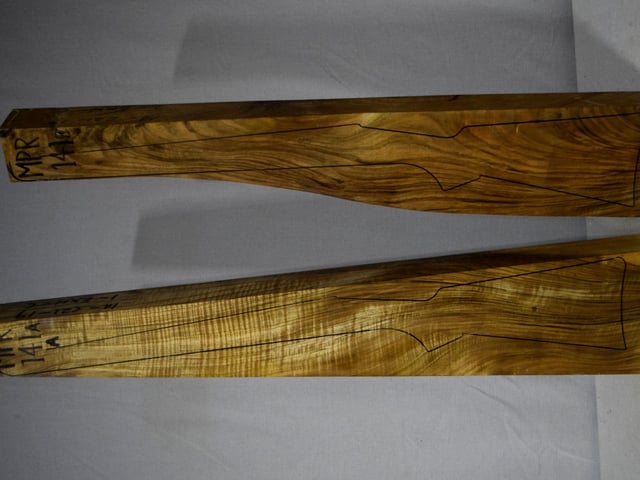 Left side of MPR 141A & 141B stockwood blank