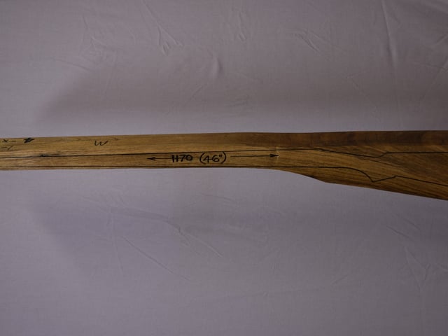 Left side of VM 003 stockwood blank