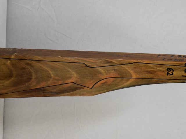 Right side of NTD 001 stockwood blank