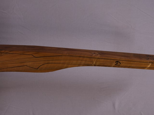 Right side of NR 124 stockwood blank