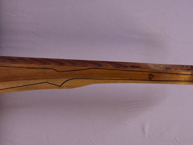 Right side of TR 99 stockwood blank