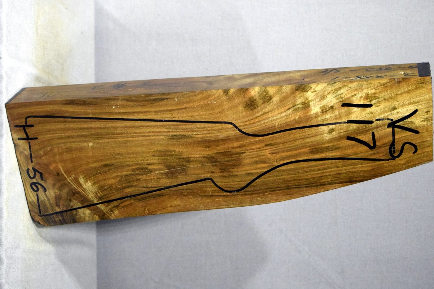 Right side of VS 117 stockwood blank