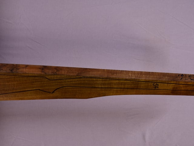 Right side of TR 182 stockwood blank