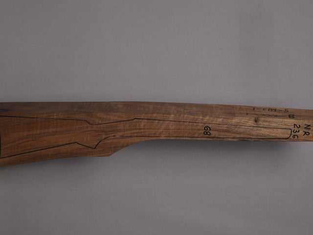 Right side of NR 236 stockwood blank