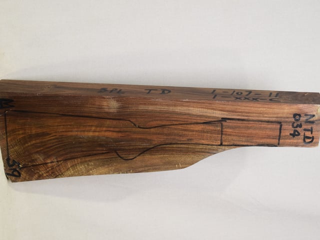 Right side of NTD 034 stockwood blank
