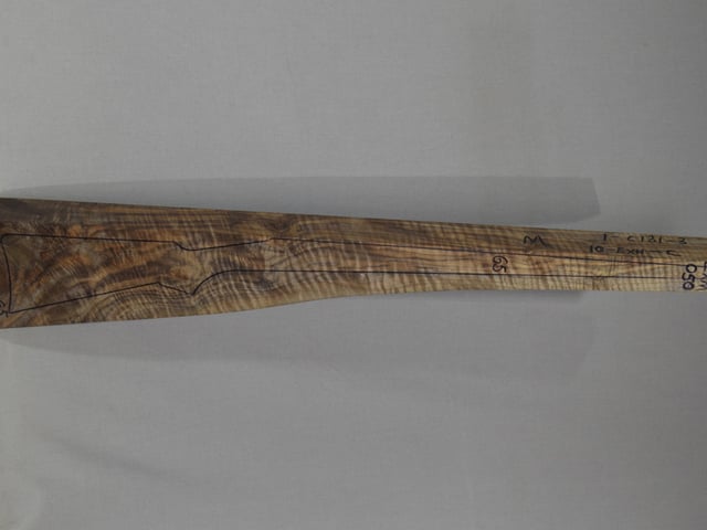 Right side of EXHM 050 stockwood blank