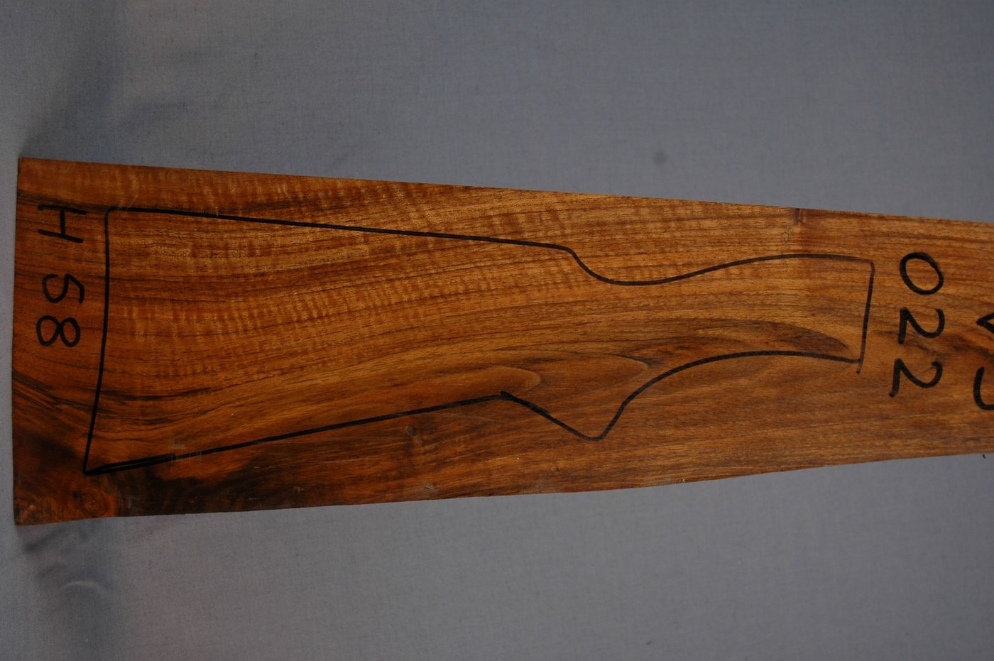 Right side of VS 022 stockwood blank