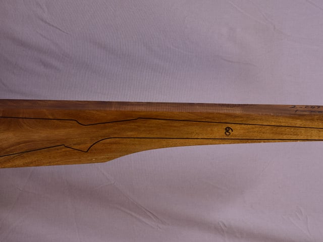 Right side of TR 237 stockwood blank