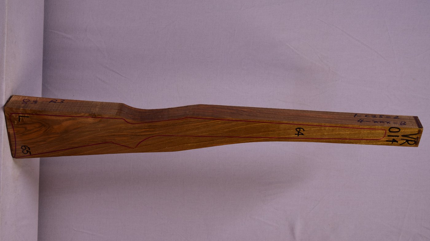 Right side of VR014 stockwood blank