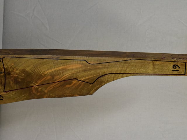 Right side of NTD 005 stockwood blank