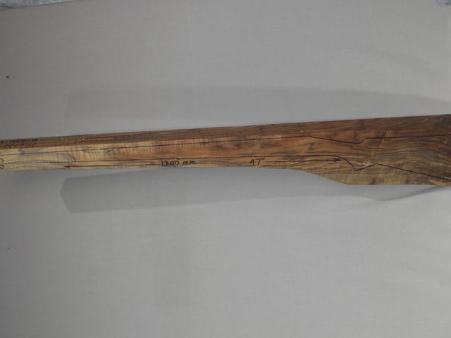 Left side of EXHM 056 stockwood blank