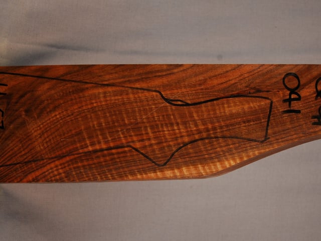 Right side of QS 041 stockwood blank