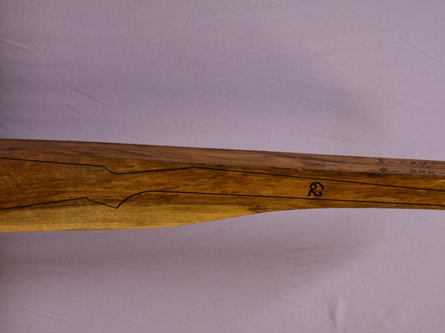 Right side of VR104 stockwood blank