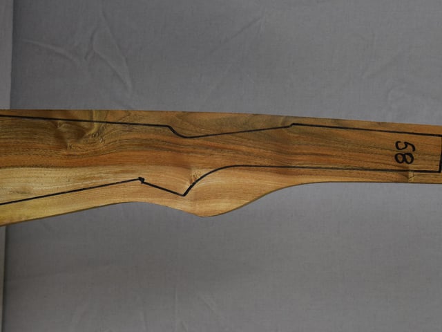 Right side of TTD 022 stockwood blank