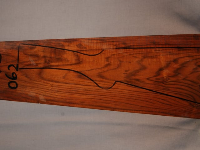 Left side of QS 062 stockwood blank