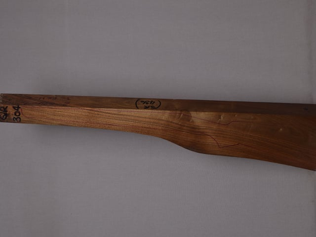 Left side of QR 304 stockwood blank