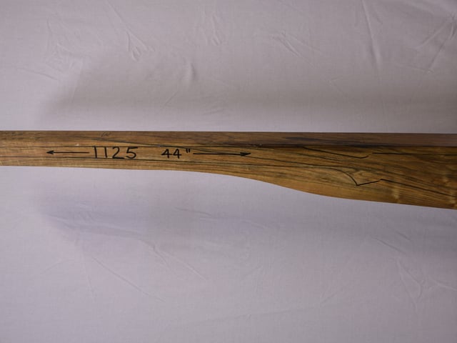 Left side of EXHM 11 stockwood blank
