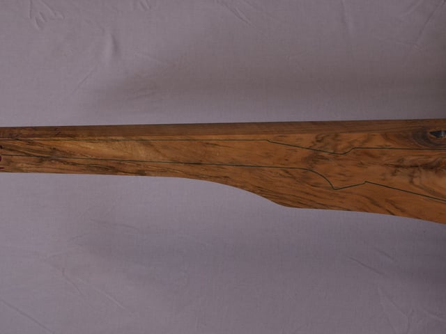 Left side of QR 151 stockwood blank