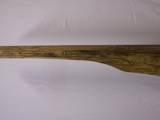 Left side of EXHM 17 stockwood blank