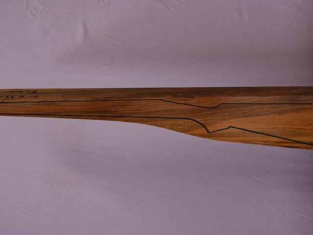 Left side of TR 153 stockwood blank