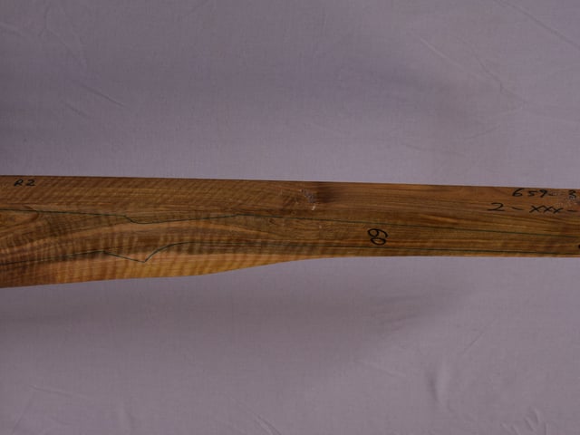 Right side of QR 111 stockwood blank
