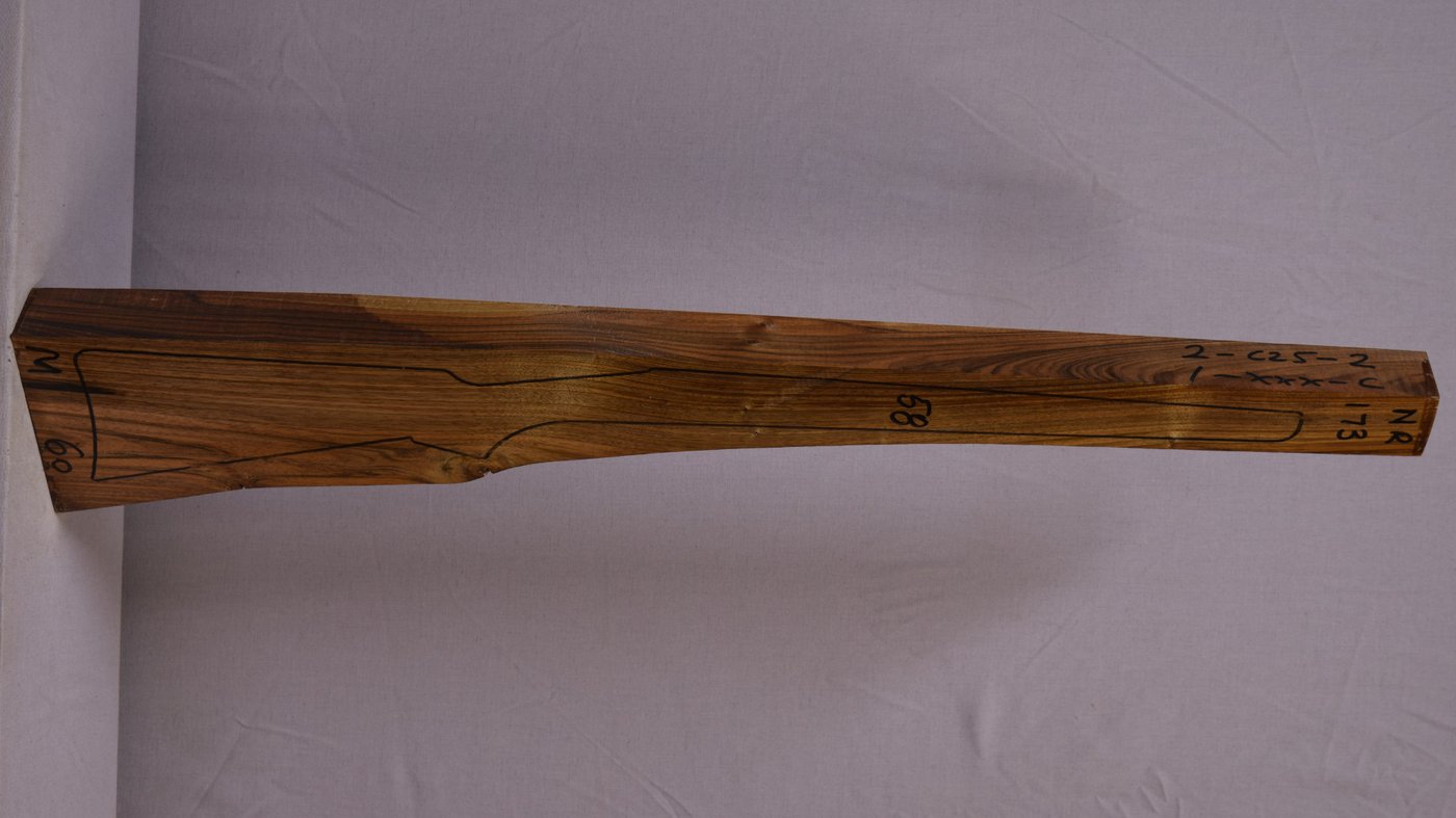 Right side of NR 173 stockwood blank