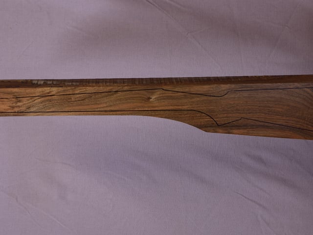 Left side of TR 209 stockwood blank