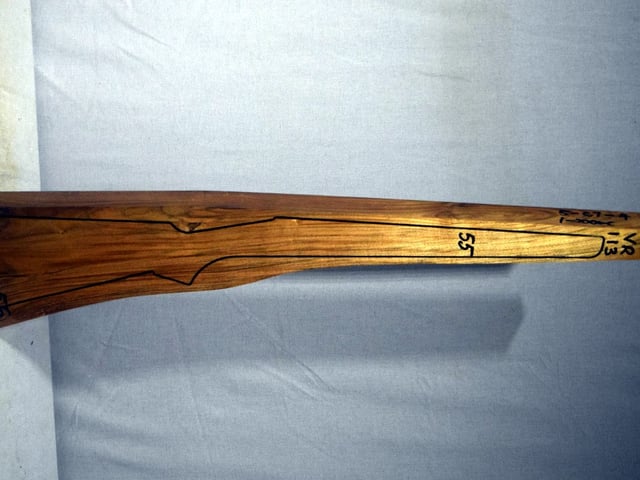 Right side of VR113 stockwood blank