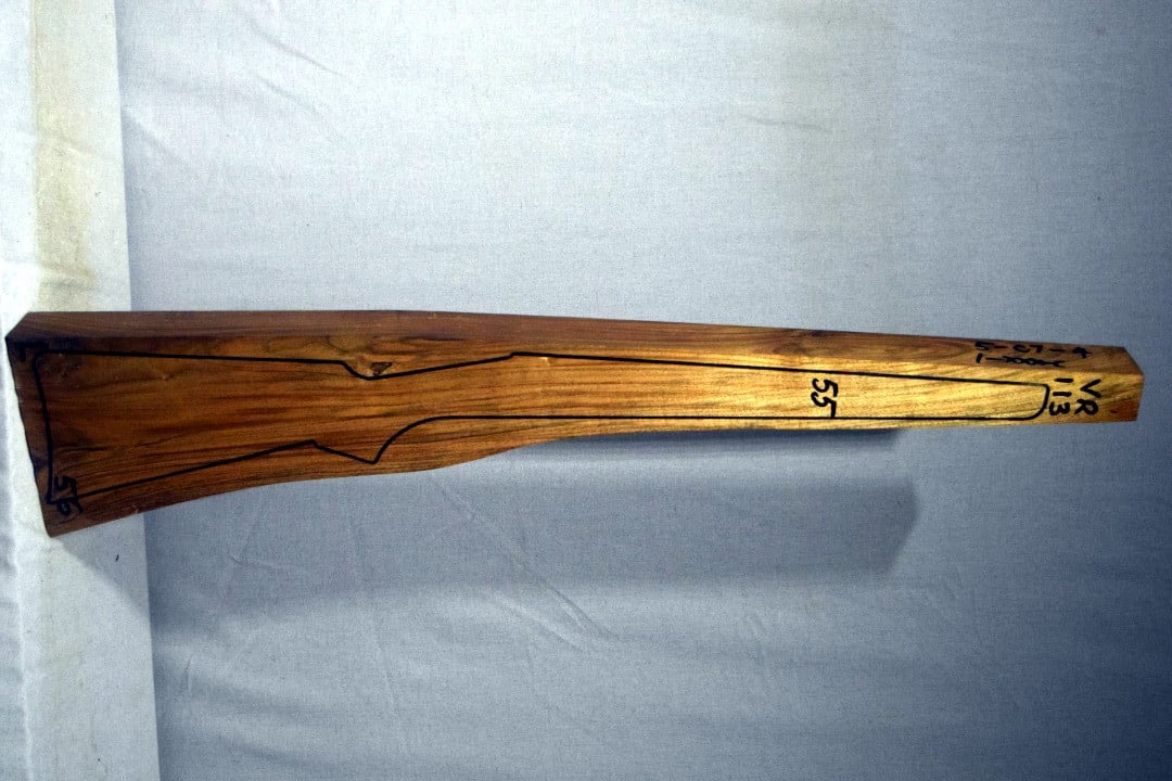 Right side of VR113 stockwood blank
