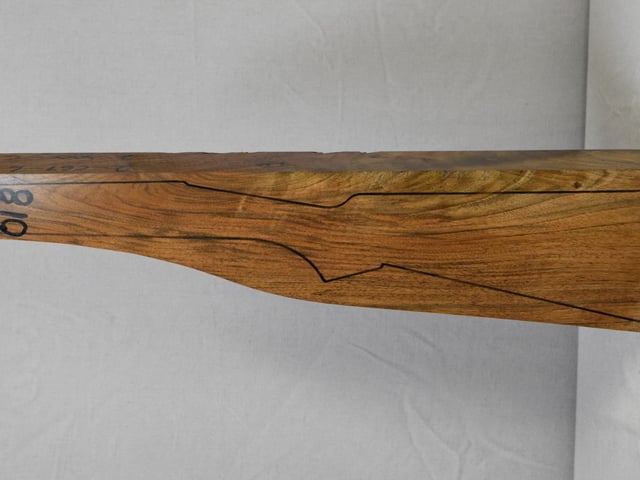 Left side of NTD 018 stockwood blank