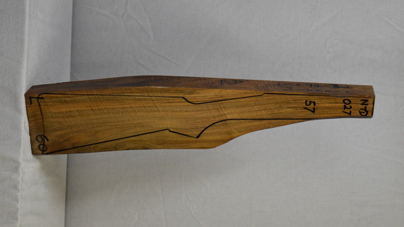 Right side of NTD 027 stockwood blank
