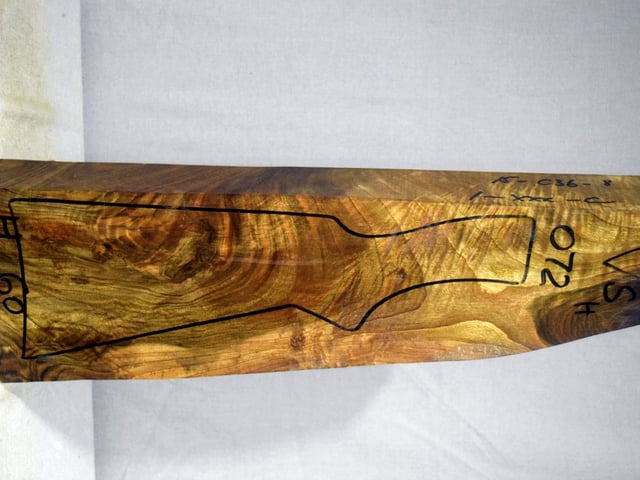 Right side of VS 072 stockwood blank