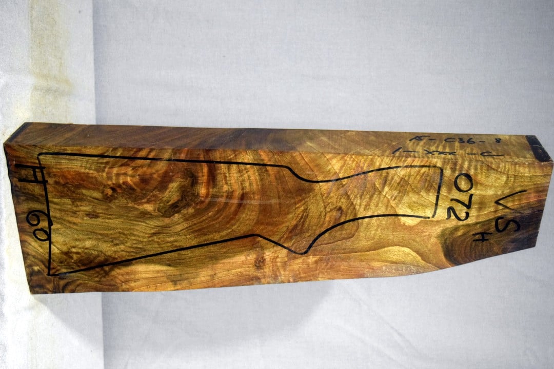 Right side of VS 072 stockwood blank