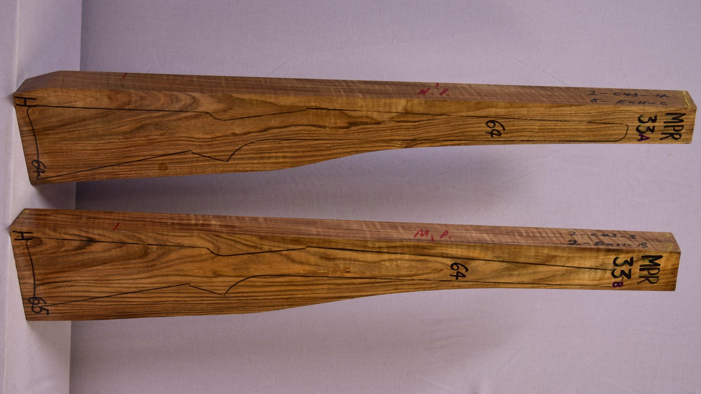 Right side of MPR 33A & 33B stockwood blank