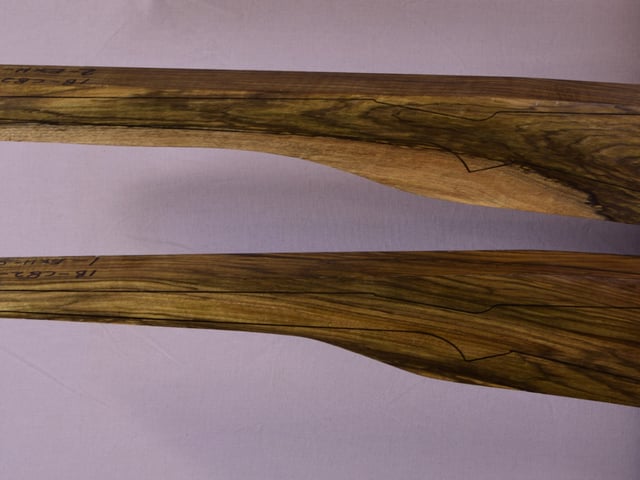 Left side of MPR 88A & 88B stockwood blank